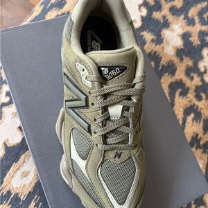 New Balance Men's Khaki and Gray Sneakers